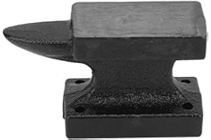 JECTSE Enclume de Loisir en Fonte, Mini Enclume de Forgeron, Enclume d'établi Portable, Solide et Durable, pour aplatir et Former des Surfaces de Travail polies et fraisées