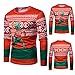 Produktbild Herren Weihnachten Pullover,TWBB Xmas Drucken Oberteile Winter Outwear Sweatshirt Hemd Lange Ärmel