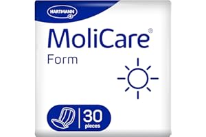 MoliCare Form Day: assorbenti sagomati per incontinenza da moderata a severa, per una protezione affidabile durante il giorno, 30 pezzi