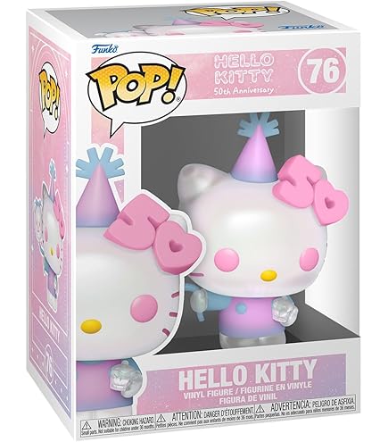 Funko Pop! Sanrio: Hello Kitty 50th - Hello Kitty In Cake - Figura De Vinilo Coleccionable