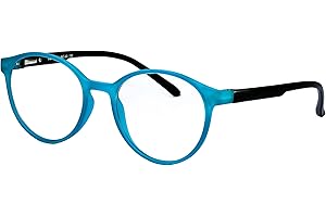 OCULY Round Stylish Blue Cut Computer Glasses for Eye Protection & Strain|Zero Power, AntiGlare, 100% UV and Blue Light Block