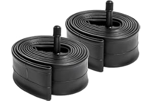 YunSCM 2er-Pack 47/57-507 24 Zoll Schlauch 24X1.75/1.95/2.125 AV32mm Ventil Kompatibel 24 Zoll Fahrradschlauch/Elektrofahrrad