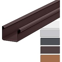 INEFA Gutter Connector Box Gutter, PVC 68mm Dark Brown Connector For