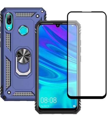 Cover Silicone Morbido + Vetro Temperato Per Huawei P Smart 2020 (6.21'') - Custodia TPU Ultra Sottile Nero Con Design Pallone Romantico - 3