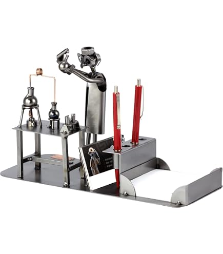 Steelman24 I Omini di Viti Maciste con Piastra di Incisione Personale I Idee Regalo Originale I Soprammobili in Metallo I Modellino