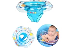 XQMMGO Baby Swimming Ring Float, Swimming Pool Bathing Accessories for Children, Toddlers and Infants, Inflatable Swimming Ring with Seat for Babies Aged 6-36 Months