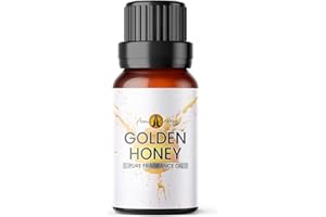 AROMA ENERGY Golden Honey Fragrance Oil 10ml - for Aromatherapy Wax Melt, Reed Diffuser, Candle Making, Home Made Soap, Bath Bomb, Potpourri, Slime, Oil Burner