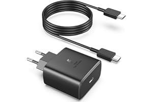 YSSTKFD 45W USB C Charger for Samsung Galaxy S24 S23 S22 S21Ultra S21+ S20 Note20 S10 S9 S8 A55 A54 A53 A52 A51 A50 A34 A33, Fast Charging Cable for iPhone/iPad/Tablet, Super Fast Charger with 2 Mobile phone