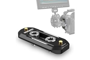 NEEWER Mini Rail OTAN 2"/48 mm à Changement Rapide avec vis 1/4" et Broches de sécurité pour poignée OTAN, Cage de caméra et Moniteur de Champ, Compatible avec SmallRig Cage, UA003