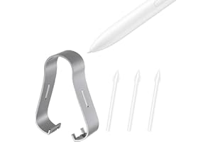 SUEEWE 3 Pezzi Originale Punte di Ricambio per Pennino S Pen Samsung Galaxy Tab S9 FE+ Plus/S9+ Plus/S9 FE/S9/S9 Ultra/S6 Lite/S7 FE/S10 Ultra/S10+ Plus, Alta Sensibilità e Penna di Controllo Preciso, Bianco