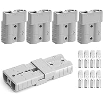 50A 6-10 Calibre Connectique Batterie Paire De Prise Connecteur Anderson Batterie Connexion Rapide Prise De Connecteur 91464274