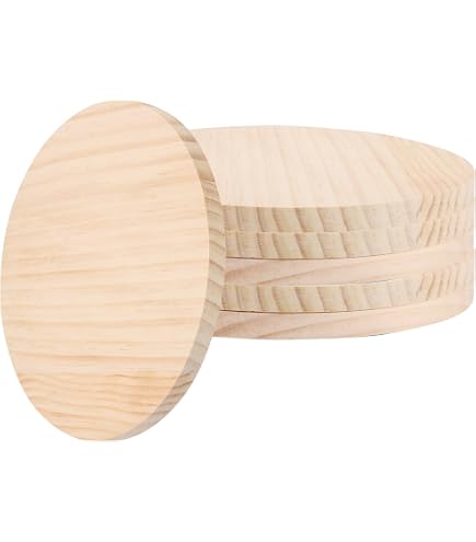 CANCYCC 400 dischi rotondi in legno per fai da te 2 cm dischi in