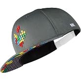 Nebelkind Snapback Cap Men Women Pixel, One Size OneSize, Adjustable Size, Unisex, Baseball Cap Fashion, Streetwear Style, St