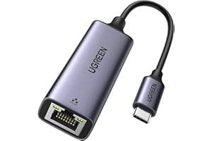 UGREEN USB C to Ethernet Adapter, Gigabit Wired Network Adapter, Aluminum RJ45 1000Mbps Thunderbolt LAN Adaptor Compatible with MacBook Pro 2020, iPhone 15 Pro Max, Steam Deck, Switch