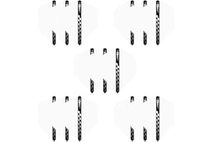 CyeeLife Ailettes Standard Fléchettes Dart Flights (15 Vols au Total)