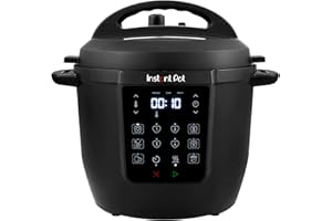 Instant Pot 5.7L Classic Electric Multicooker - 7-in-1 Smart Cooker - Pressure, Slow, Steamer, Sauté, Yogurt Maker, Egg Cooker, Food Warmer - Stainless Steel, Black