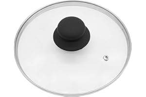 B&F LUXURIES Lid for Pans and pots, Saucepan, Casserole, Frying pan Lid, Glass Cover,