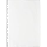 Amazon Basics - Premium-Prospekthülle, gelocht, 80 Mikron, 100 Stück