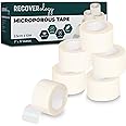 Microporous Surgical Tape 2.5cm x 10m - 6 Rolls Micropore Surgical Tape - Medical Tape for Skin, Dressings and Face - First Aid Tape Suitable for Sensitive Skin (2.5cm 6 Rolls)