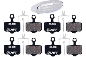 CYCEARTH Lot de 4 Paires de Plaquettes de Frein à Disque pour vélo SRAM Avid Elixir E1 E3 E5 E7 E9 CR XO XX DB1 DB3 DB5 Nutt (Semi-métallique/métal fritté) (Semi-métallique)