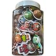 3D Bursting Eyeball Jelly Candy | Halloween Mix Shaped Gummy Balls | Center-Filled Spooky Treats | Sweet Chewy Candy | Cartoon Candies - 60 Count