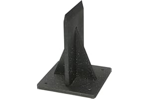 HackMonster© Holz-Spalter Groß | L Spalt-Keil Splitter Anmach-Holz Aufsatz für Hackklotz Spaltklotz Spaltkeilamboss