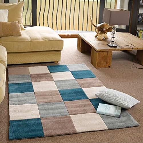 Amazon.co.uk rugs duck egg blue Home & Kitchen