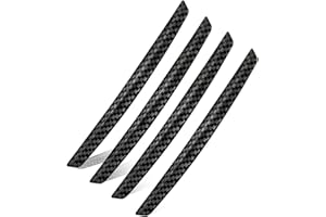 FRESILKORA 4PCS Car Door Guard Strip, Universal Car Door Edge Protector, Anti-collision Vehicle Door Protection Strip, Carbon Fiber Bumper Guard for Cars Door Protector Against Dings and Scratches