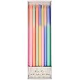 Meri Meri Multi Colour Block Candles (Pack of 16)