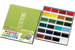 Kuretake Zig Gansai Tambi Lot de 24 couleurs assorties