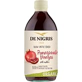 De Nigris Organik Nar Sirkesi 500 ml &ndash;%100 Organik, Soğuk Pres &ndash; Salatalar, Marinasyon, Soslar i&ccedil;in Doğal Lezzet
