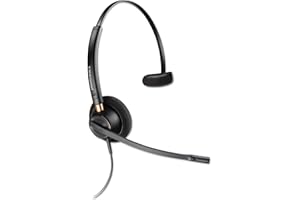 POLY Plantronics 945141 - Auriculares monoaural, Color Negro