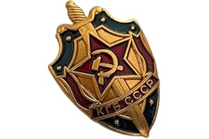 Ganwear Le Comité de sécurité de l'État Russe soviétique de l'URSS décerne Le Mini Badge à épingle en métal KGB Shield