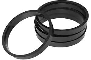 X AUTOHAUX 4pcs Bague de Centrage Jante 71,5mm à 66,1mm Plastique Voiture Centré Anneaux Roue Alésage Entretoise