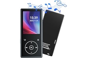 IVCDODVD Lvcdodvd MP3 Players with Bluetooth 128GB MP3 Player with Speakers 2.4 Inch Display Support FM Radio Recorder E-Book Function Built-in 64GB & comes with 64GB TF Card