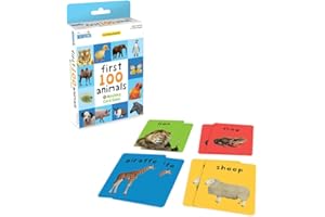 BRIARPATCH University Games First 100 Words Animals Card Game, 01335