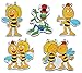 Produktbild 1 Stück: Magnet - Biene Maja - aus Holz für Kinder - Kinderzimmer Kühlschrankmagnet / Kindermagnet Holzmagnet Magneten Bienen