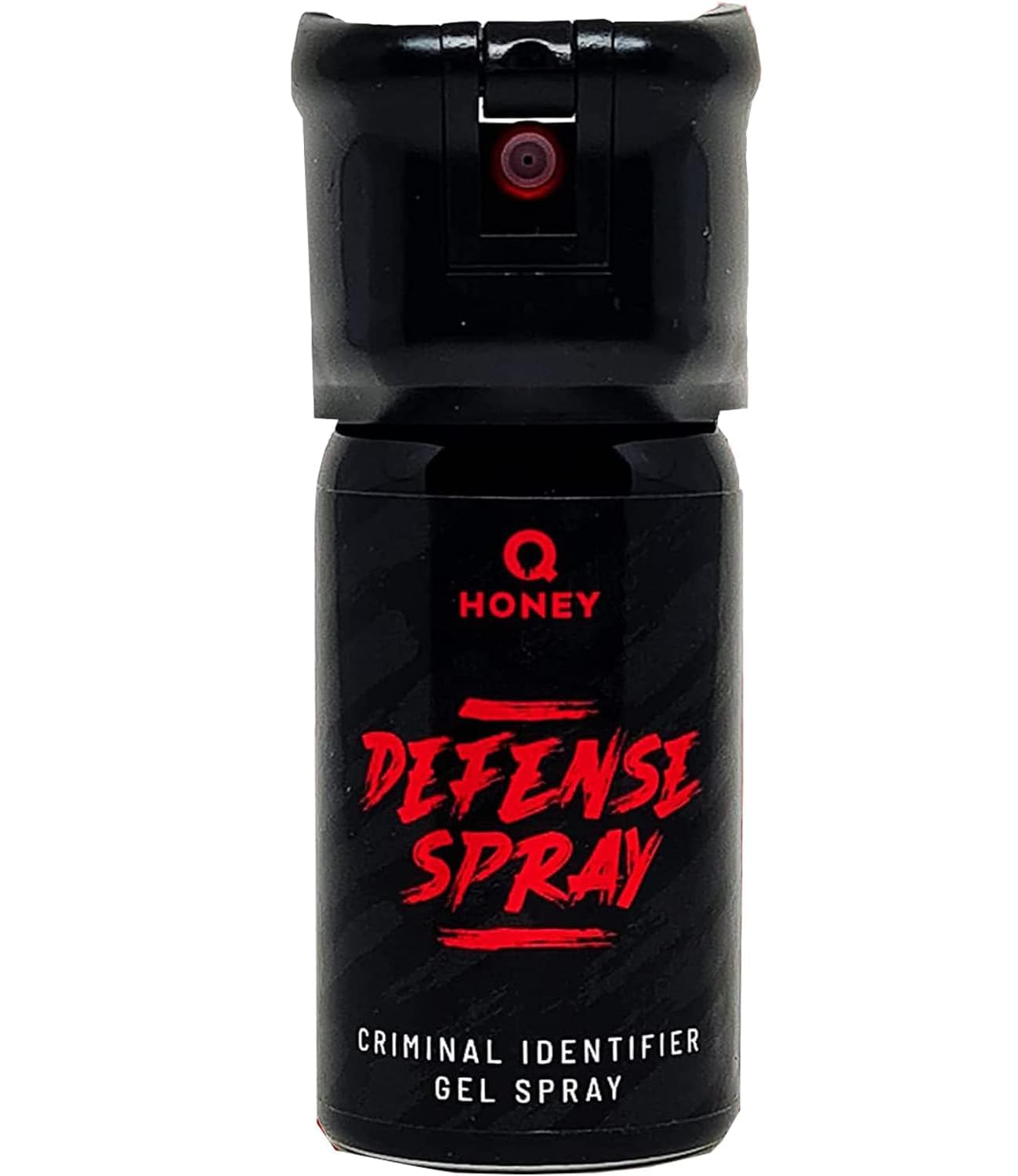 Spray anti-aggressione in formato compatto, con gel, ideale da portare in borsa, zaino o tasca, Qhoney 40 ml. Spray Identificatore