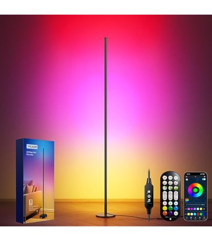 Govee RGBIC Lampada da terra a LED per soggiorno, 2