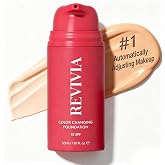 Revivia Korean Makeup Base, Korean Makeup Foundation SPF15 1 fl oz | Revivia Makeup, Adaptive Tone &amp; Medium Coverage, Lasting