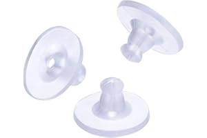 OUTUS 100 Pezzi Chiusure per Orecchini Ferma Orecchini Proiettile Orecchini