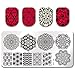 BORN PRETTY 5 PCs Nail Art Stamp Template Image Manicure Plates BP-L026-030