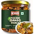 Devavo Punjabi Mango Pickle 250 g | Handmade with Love | Traditional Recipe | Sun Dried Mangoes | No Artificial Colour & Flavour (250 g)