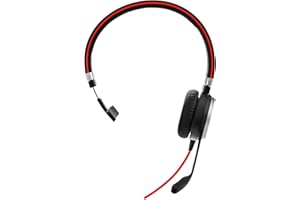 Jabra Evolve 40 Ms Cuffia Mono, USB-C, Ottimizzato per Microsoft Teams, Mono, Evolve 40