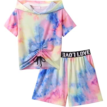 Kurzarm-Set Mit Musikmotiv Für Jungen & Mädchen – Aus Weichem Polyester, Größen 4-12 Jahre, Maschinenwaschbar