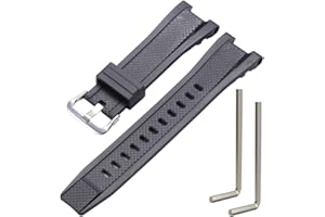 MCXGL Correa de resina compatible con Gshock de repuesto para Casio GST-210 GST-W110 GST-W100 GST-S110 GST-S100 GST-B100 GST-S300