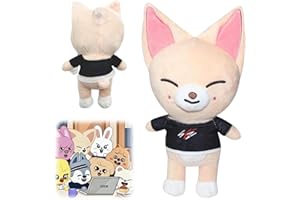 WELLXUNK Stray Kids Peluche, Stray Kids Plushies, Plush Doll Idéal comme Cadeau pour Noël et Les Anniversaires d'enfants (F)