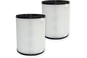 PUREBURG AP-T20FL Filtro di ricambio compatibile con purificatore d'aria HoMedics AP-T20 AP-T20WT TotalClean, confezione da 2 filtri a carbone attivo HEPA H13 a 3 stadi
