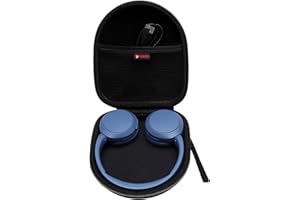 XANAD Carrying Case for Sony WH-CH520 / WH-CH510 Wireless Bluetooth Headphones (Black Lining)