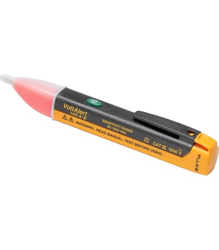 Kewtech KT1710 Tester 2 Poli Tensione E Continuità 690V – Con LED Luminosi, Punte Sottili UK, Funziona Senza Batterie